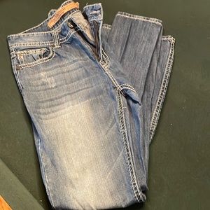 Rock and roll denim size 33x36 double barrel boot cut jeans